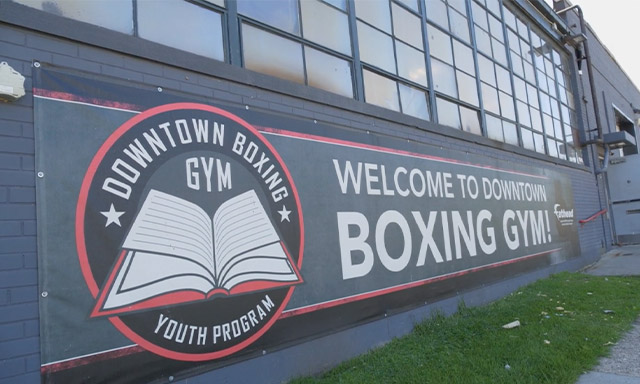 The Downtown Boxing Gym building in Detroit as seen on the television show Power of Sports