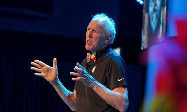 Naismith Hall of Fame Pro Basketball player, Bill Walton was captured in Oklahoma City for the Fields & Futures Bowtie Ball.